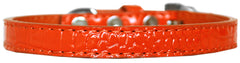 Wichita Plain Croc Dog Collar Size