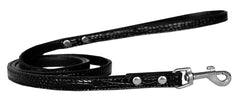 Plain Croc Leash Wide X Long