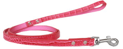 Plain Croc Leash Wide X Long