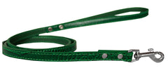 Plain Croc Leash Wide X Long