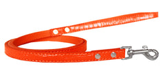 Plain Croc Leash Wide X Long