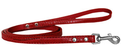 Plain Croc Leash Wide X Long