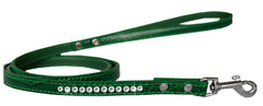 Clear Jewel Croc Leash 1/2'' Wide X Long