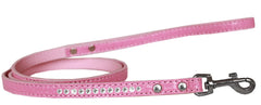 Clear Jewel Croc Leash 1/2'' Wide X Long