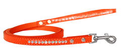 Clear Jewel Croc Leash 1/2'' Wide X Long