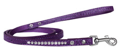 Clear Jewel Croc Leash 1/2'' Wide X Long