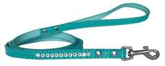 Clear Jewel Croc Leash 1/2'' Wide X Long