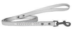 Clear Jewel Croc Leash 1/2'' Wide X Long