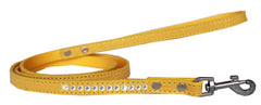 Clear Jewel Croc Leash 1/2'' Wide X Long