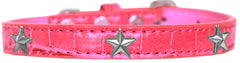 Silver Star Widget Croc Dog Collar Size