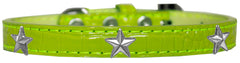 Silver Star Widget Croc Dog Collar Size