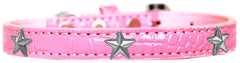 Silver Star Widget Croc Dog Collar Size