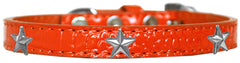 Silver Star Widget Croc Dog Collar Size