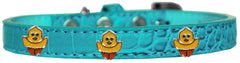 Chickadee Widget Croc Dog Collar