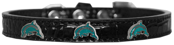 Dolphin Widget Croc Dog Collar Size