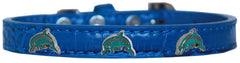 Dolphin Widget Croc Dog Collar Size