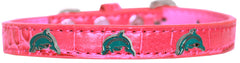 Dolphin Widget Croc Dog Collar Size