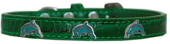 Dolphin Widget Croc Dog Collar Size