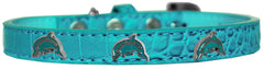 Dolphin Widget Croc Dog Collar Size