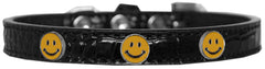 Happy Face Widget Croc Dog Collar Size