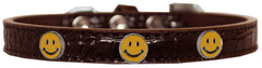 Happy Face Widget Croc Dog Collar Size