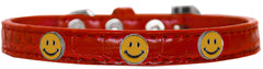 Happy Face Widget Croc Dog Collar Size