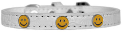 Happy Face Widget Croc Dog Collar Size