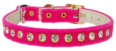 Velvet Cat Safety W/band Collar