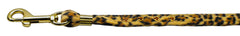 Animal Print Leash 3/8 Jwl Leash