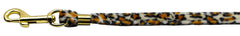 Animal Print Leash 3/8 Plain Leash