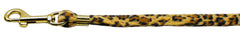 Animal Print Leash 3/8 Plain Leash