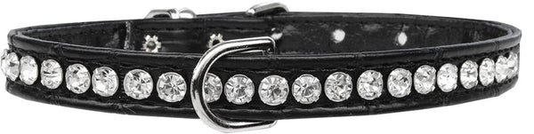 Beverly Style Rhinestone Designer Croc Dog Collar