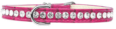 Beverly Style Rhinestone Designer Croc Dog Collar