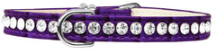 Beverly Style Rhinestone Designer Croc Dog Collar