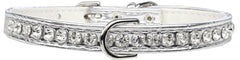 Beverly Style Rhinestone Designer Croc Dog Collar