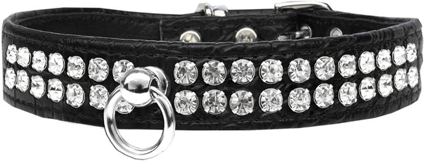 Style #72 Rhinestone Designer Croc Dog Collar