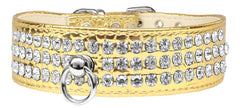 Style #73 Rhinestone Designer Croc Dog Collar