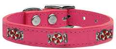 Peppermint Widget Genuine Leather Dog Collar