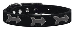 Arrow Widget Genuine Leather Dog Collar