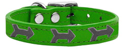 Arrow Widget Genuine Leather Dog Collar