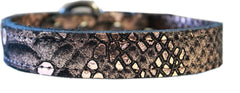 Dragon Skin Genuine Leather Dog Collar Size