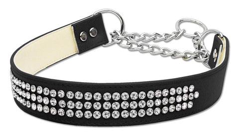 Martingale 3 Row Crystal Collar