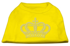 Rhinestone Crown Shirts Yellow XXXL