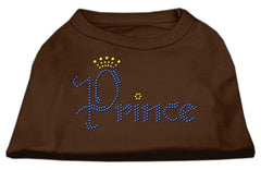 Prince Rhinestone Shirts Brown XXXL (20)