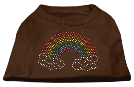 Rhinestone Rainbow Shirts Brown XXXL (20)