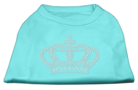 Rhinestone Crown Shirts Aqua XXXL