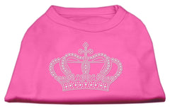 Rhinestone Crown Shirts Bright Pink XXXL