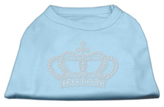 Rhinestone Crown Shirts Baby Blue XXXL