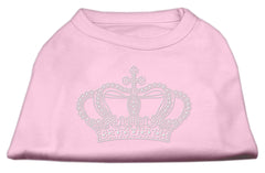 Rhinestone Crown Shirts Light Pink XXXL