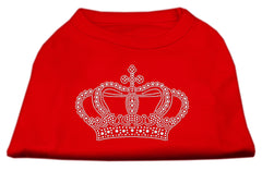 Rhinestone Crown Shirts Red XXXL